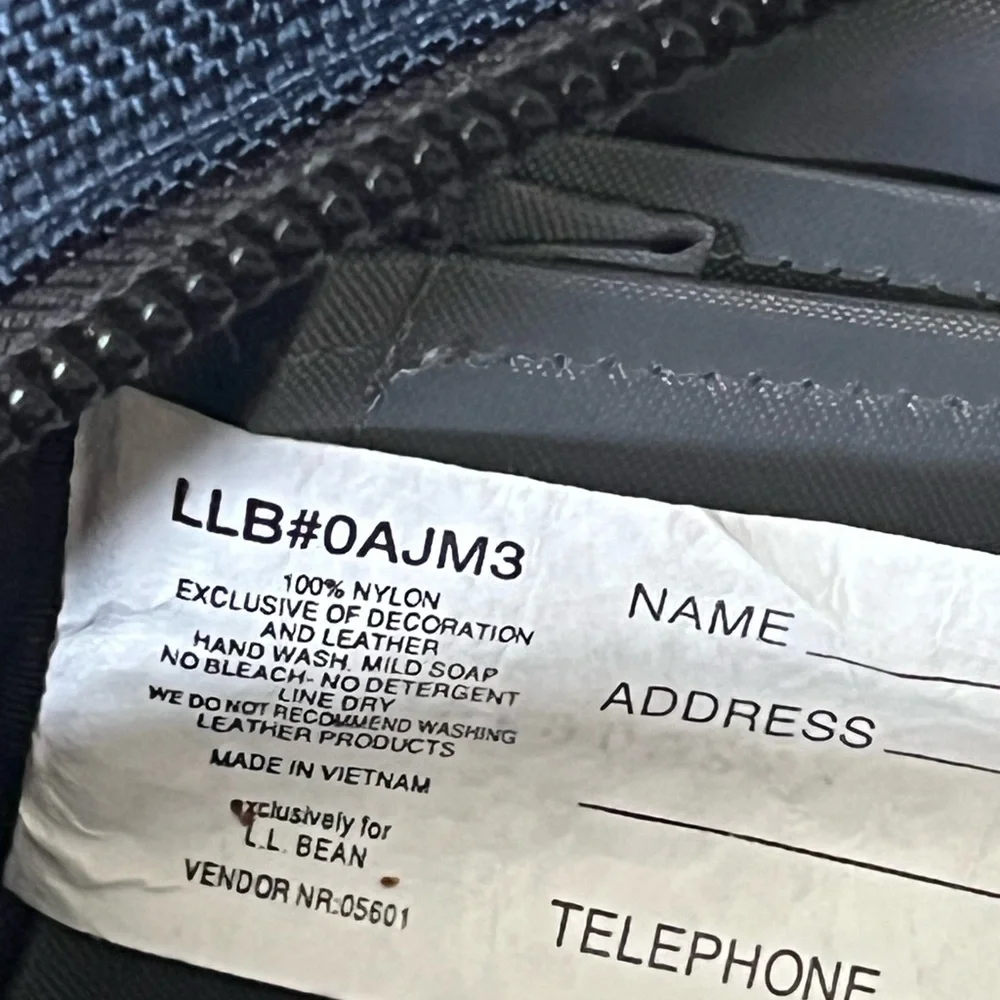 LL Bean Men's Blue Briefcase Bag/ Firm Price